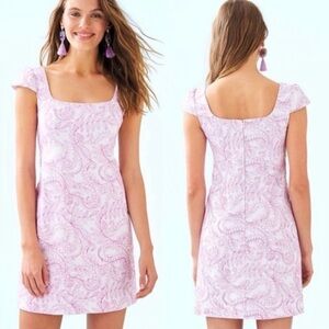 Lilly Pulitzer Light Pink Paisley Mini Dress